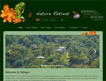 Tablet Screenshot of natureretreattobago.com